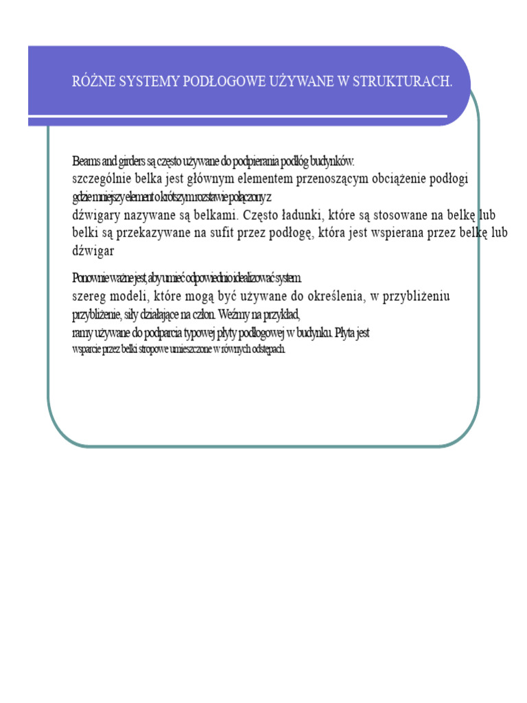 Różne Systemy Podłogowe | PDF