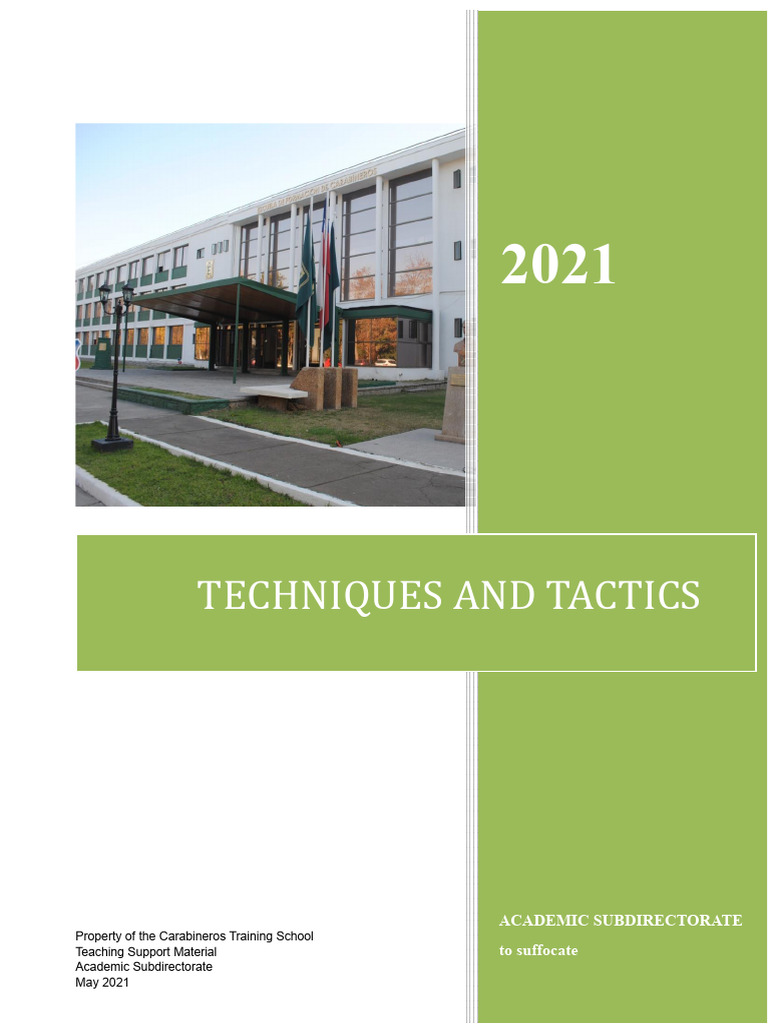 Dossier Police Techniques and Tactics I | PDF | Police | Risk