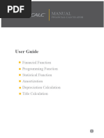 Setting Up Your Financial Calculator | PDF