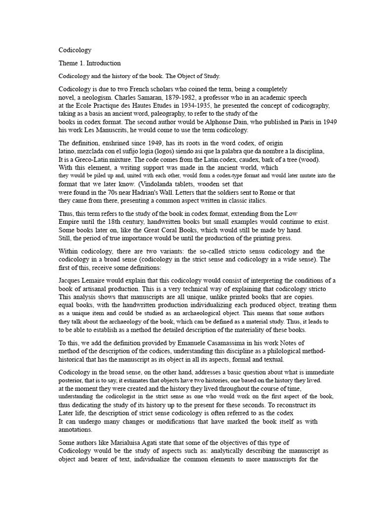 Codicology | PDF | Books