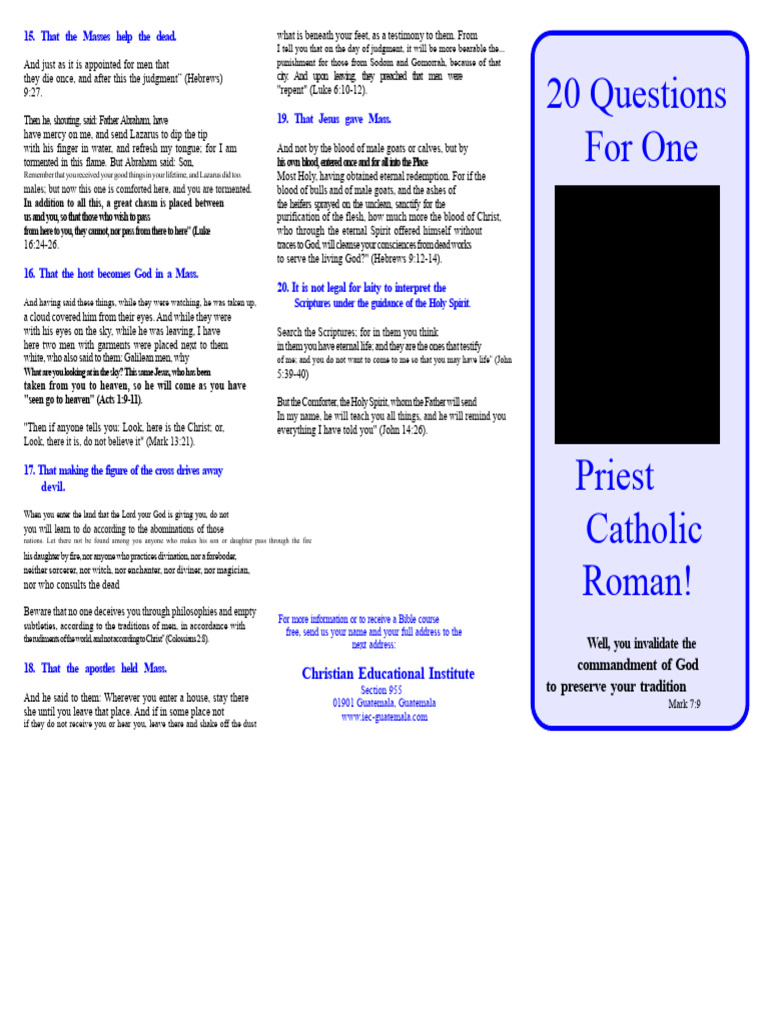 Catholic Beliefs and Biblical Reflections | PDF | Jesus | Eucharist