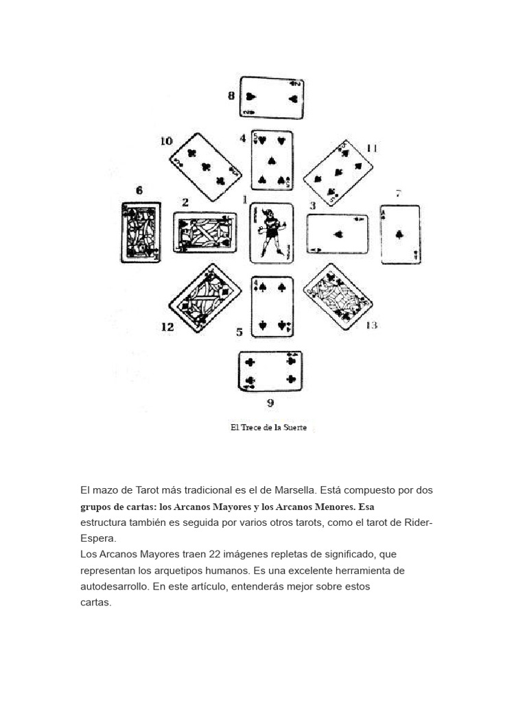 Significado de los Arcanos Mayores del Tarot | PDF | Arcanos Mayores ...
