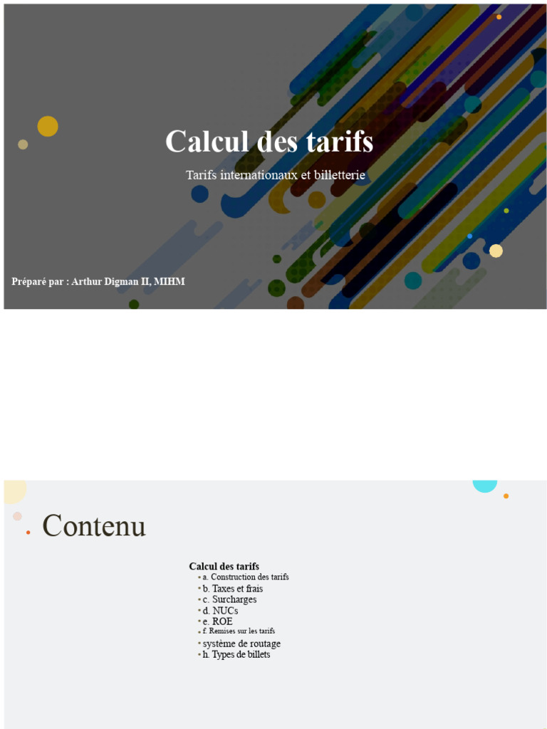 Calcul des tarifs aériens et frais associés | PDF | Delta Airlines ...