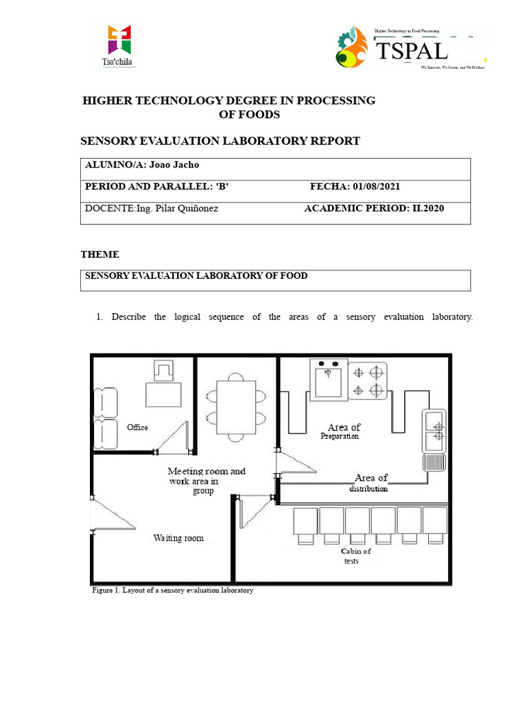 Sensory Evaluation Lab Layout Guide | PDF