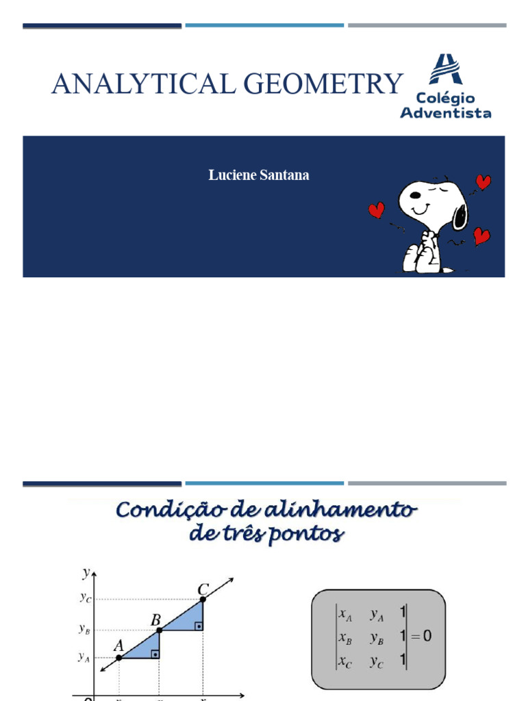 3rd Year - Alignment of Three Points | PDF