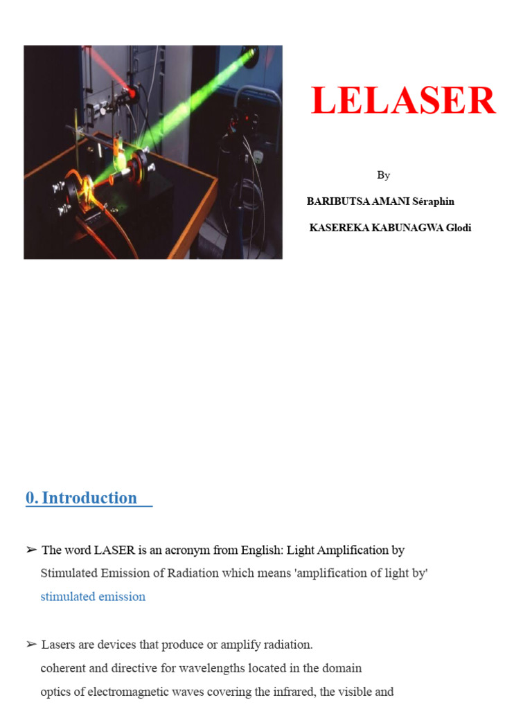 Laser Exposure | PDF | Laser | Emission Spectrum