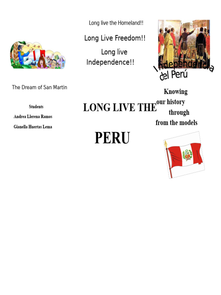 Triptych Independence of Peru | PDF | Peru | Military Of Spain