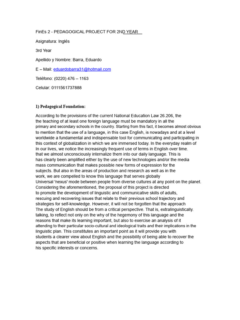 Third Party Fines Project | PDF | Knowledge | English Language