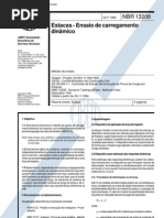 NBR 13208.1994 - Estacas - Ensaio de carregamento dinâmico -