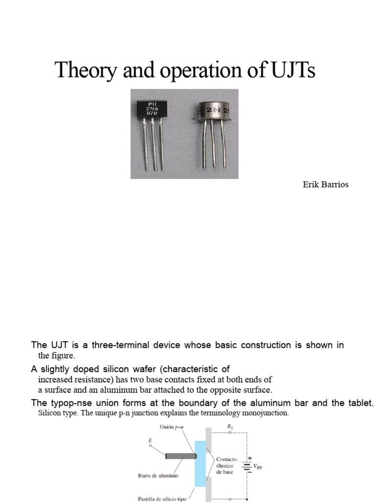 Understanding UJT Theory and Operation | PDF | Computer Engineering ...