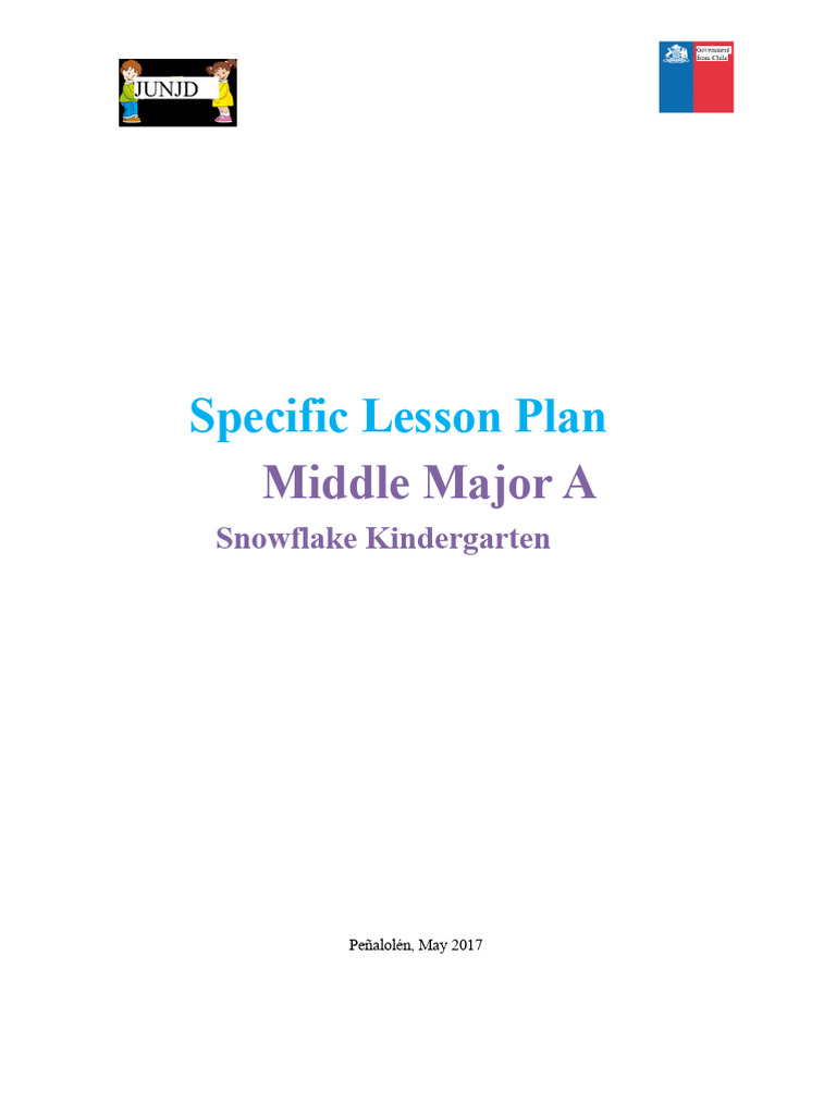 Snowflake Kindergarten Lesson Plan Overview | PDF | Learning | Curriculum
