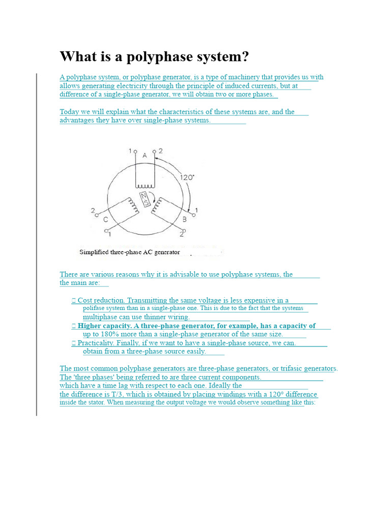 Understanding Polyphase Systems | PDF | Electrical Impedance | Electric ...