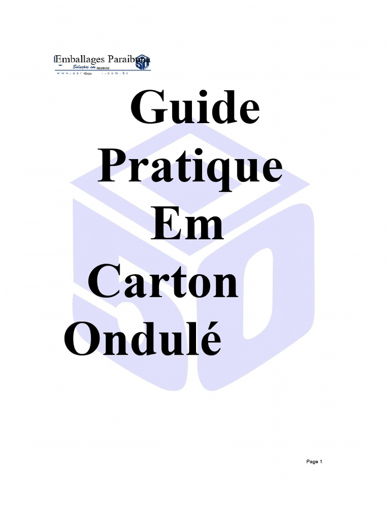 Guide complet sur le carton ondulé | PDF | Papier | Recyclage