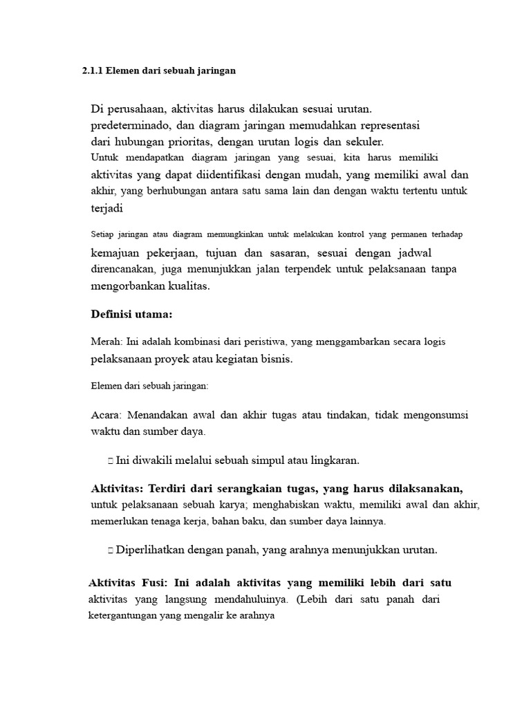2.1.1 Elemen Jaringan PDF | PDF