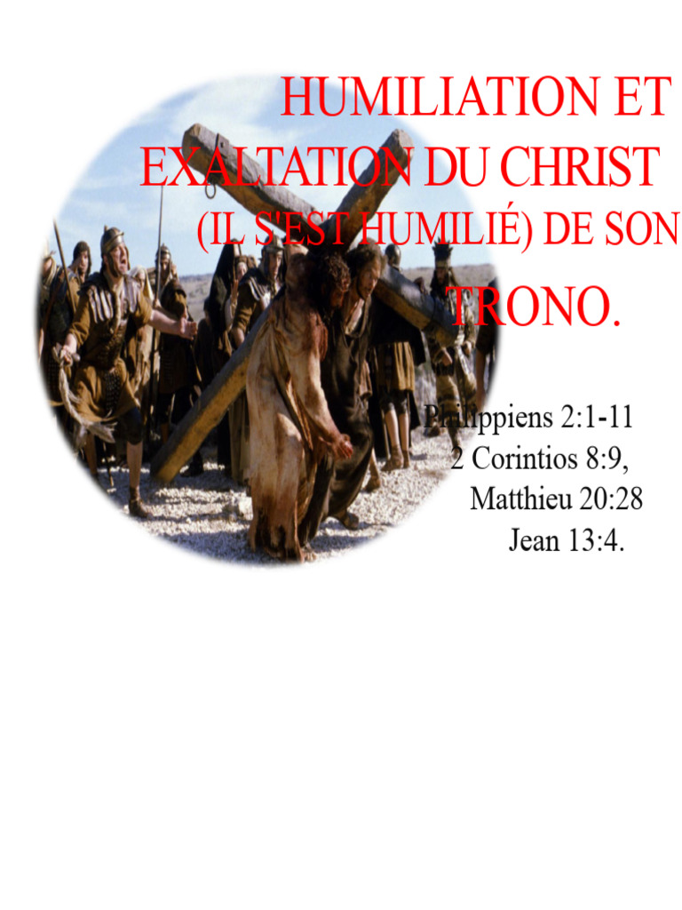 Humilité et Service selon Christ | PDF