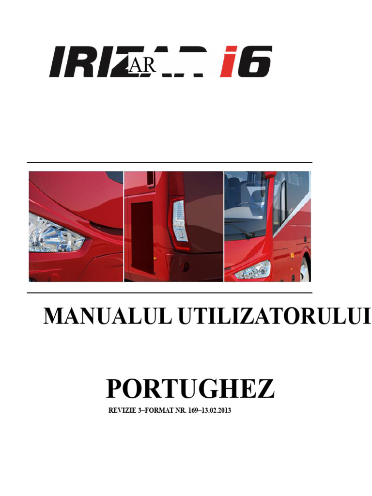 Format 169 - Manual de Utilizare Irizar I6 - Română | PDF