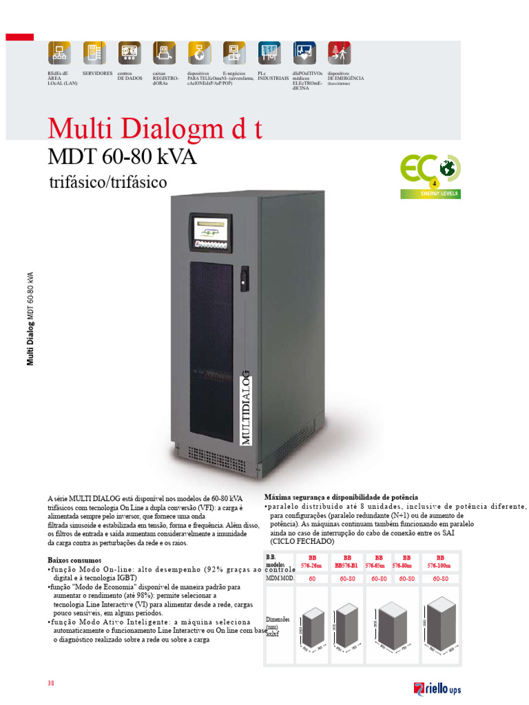 SAI Multi Dialog: Potência e Eficiência | PDF | Fonte de energia ...
