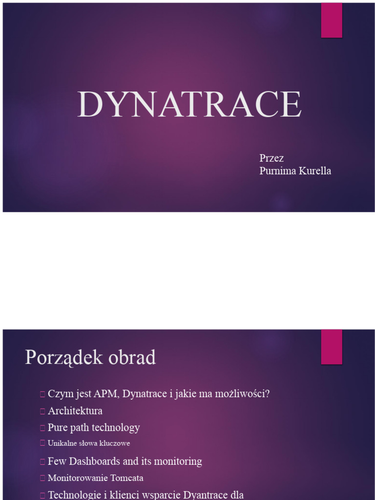 Dynatrace | PDF