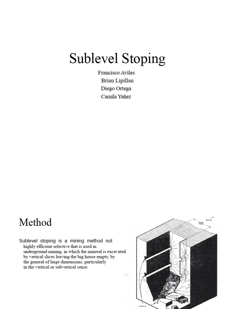 Sublevel Stoping Mining Method Explained | PDF | Mining