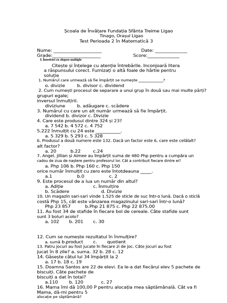 Matematica 3 | PDF