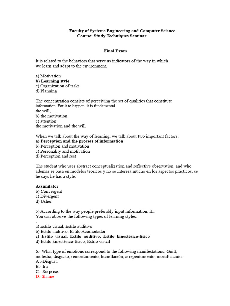 Study Techniques for Effective Learning | PDF | Intelligence | Thought