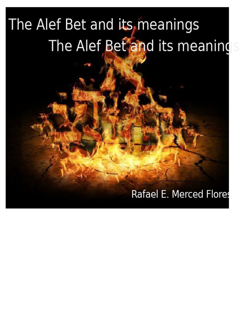 The Alef Bet | PDF | Torah | Tetragrammaton