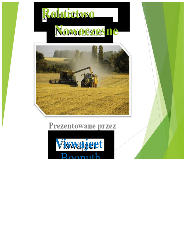 Nowoczesne Rolnictwo | PDF