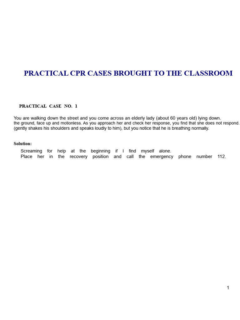 402862515-Clinical Cases-CPR-docx.docx | PDF | Cardiopulmonary ...