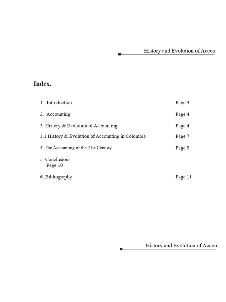 Evolution of Accounting Through History | PDF | Debits And Credits