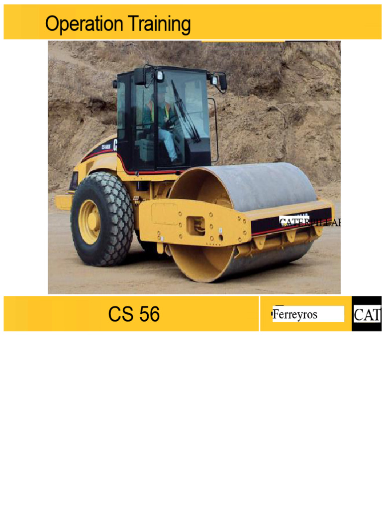 CS56 Vibro-Compactor Operation Training | PDF | Mechanical Engineering