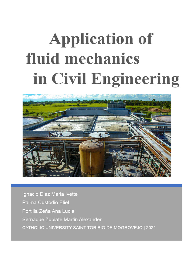 Fluid Mechanics in Civil Engineering | PDF | Fluid Mechanics | Fluid ...