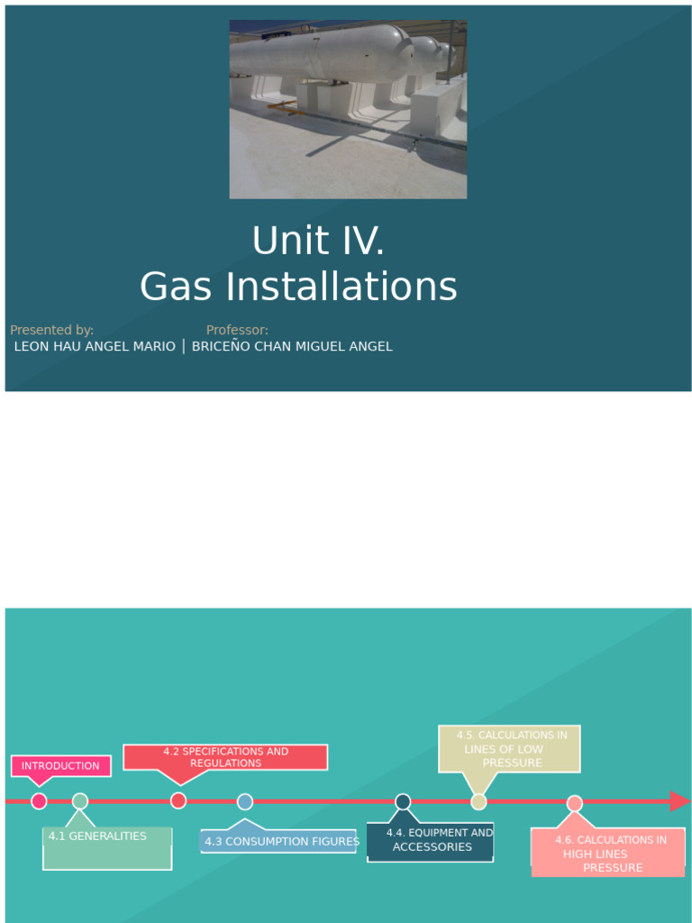 Gas Installation Specifications and Calculations | PDF | Pipe (Fluid ...