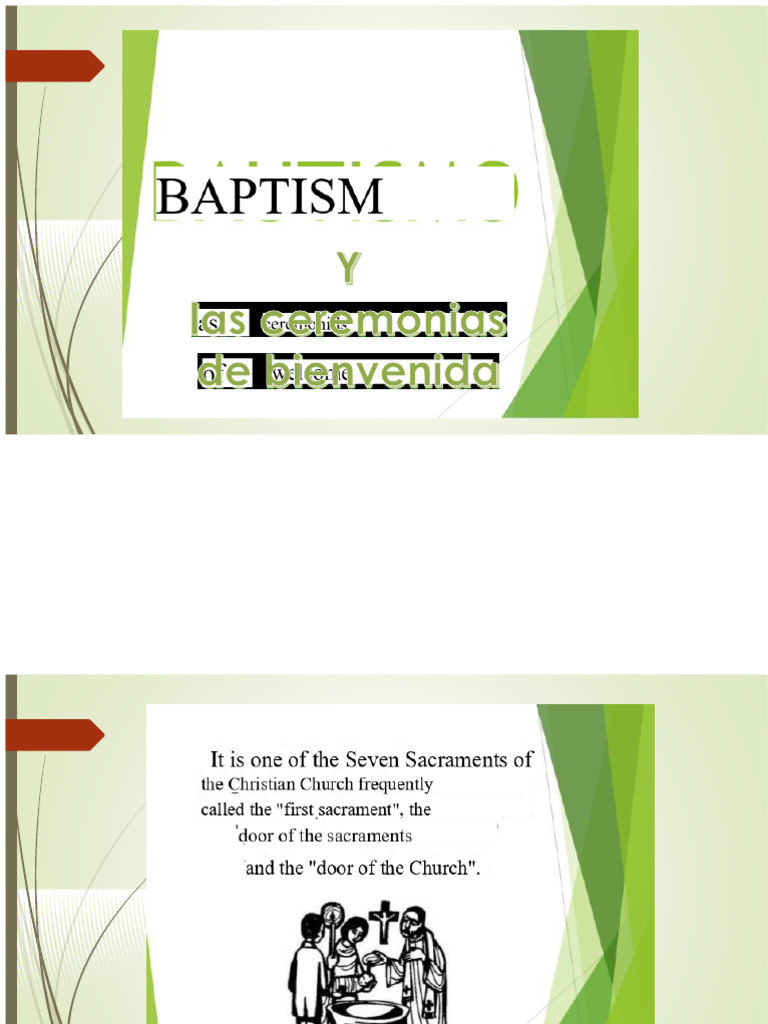 Understanding Baptism's Symbolism | PDF | Baptism | Confirmation