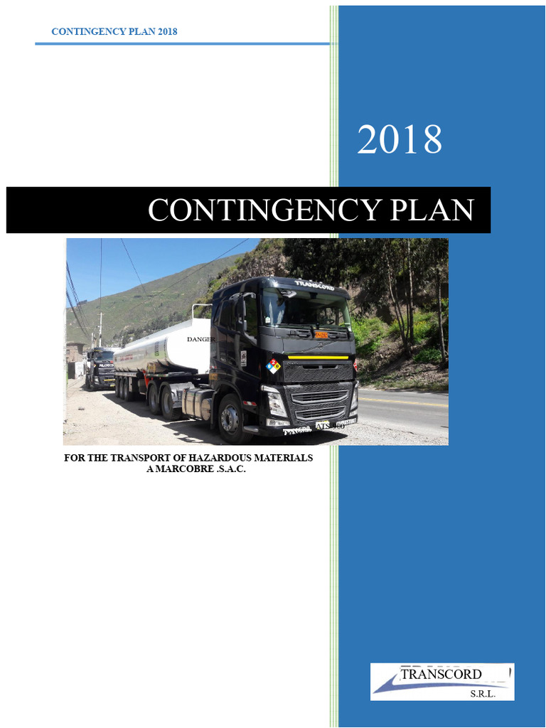 Contingency Plan Operation | PDF | Occupational Safety And Health | Safety