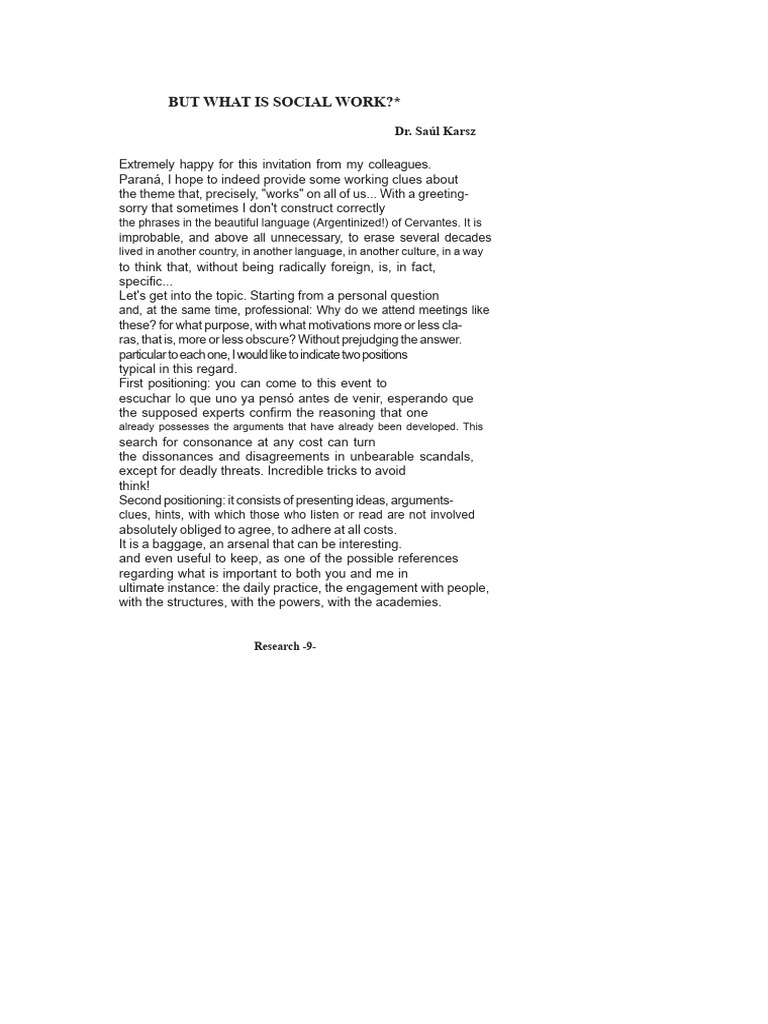 Understanding Social Work Practices | PDF | Sociology | Psychology
