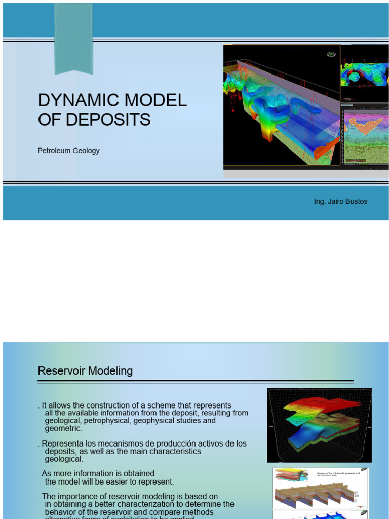 Dynamic Reservoir Model | PDF | Petroleum Reservoir | Porosity