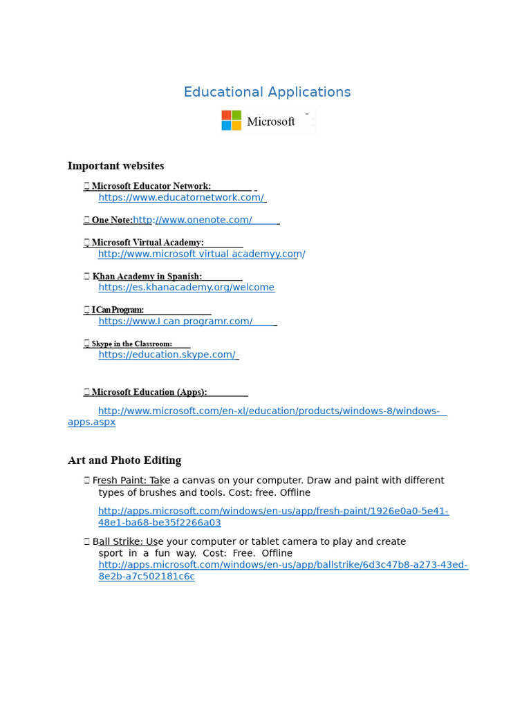Top Educational Apps and Resources | PDF | Image Editing | Mathematics