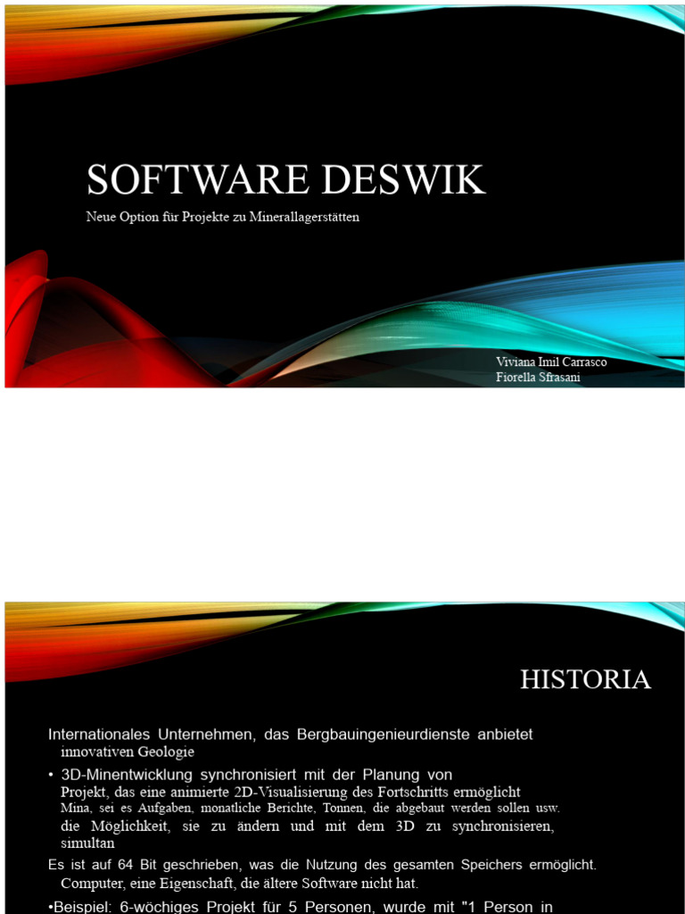 Software Deswik | PDF