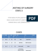 Friday Meeting of Surgery State 3