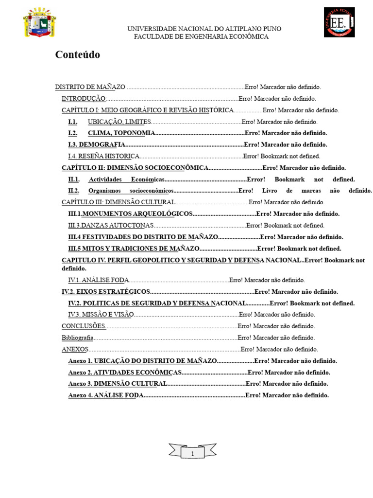 Análise do Distrito de Mañazo em Puno | PDF | Agricultura | Economia