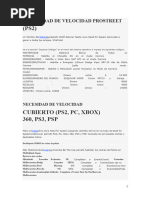 Códigos de Need for Speed Underground 2 | PDF | Juegos de consolas ...
