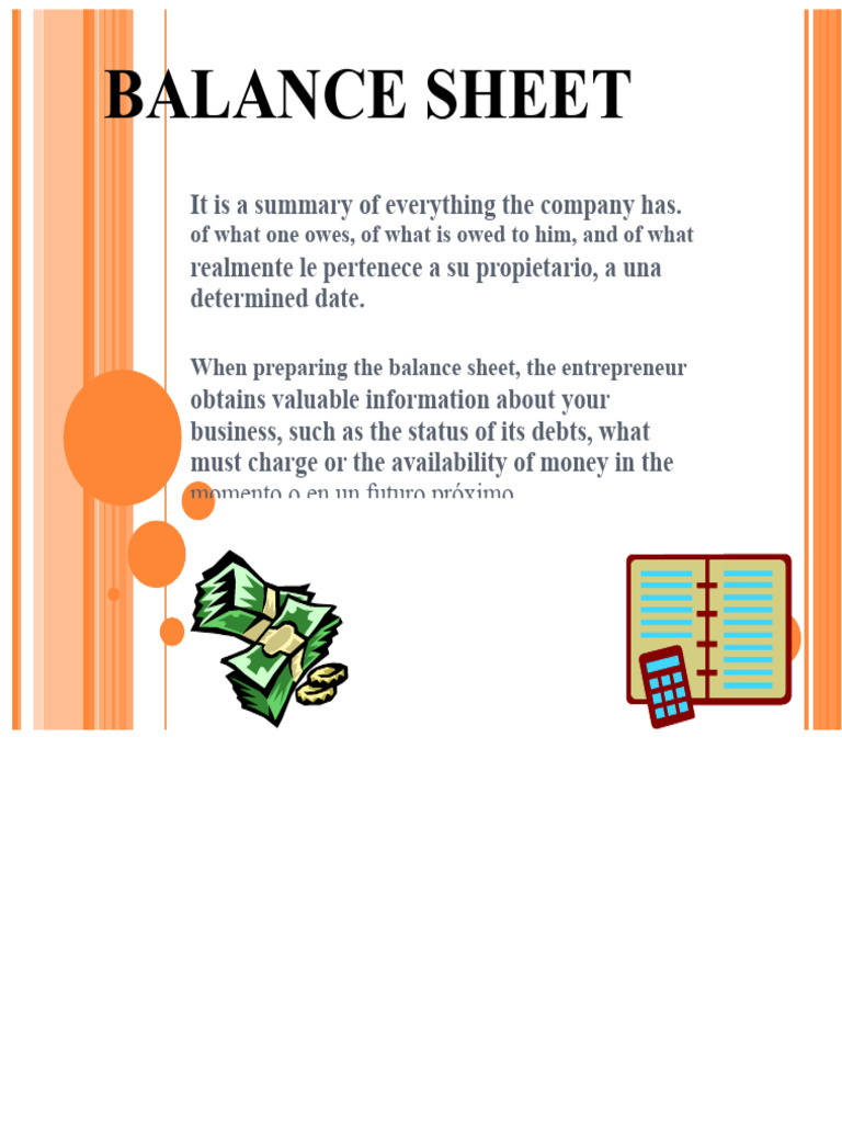 BALANCE SHEET AND INCOME STATEMENT | PDF | Balance Sheet | Equity (Finance)
