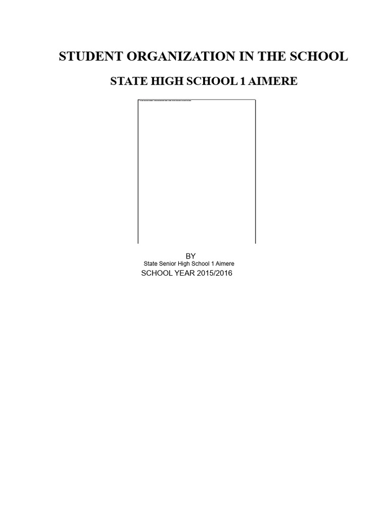 OSIS: Student Organization Overview | PDF | Schools | Teachers