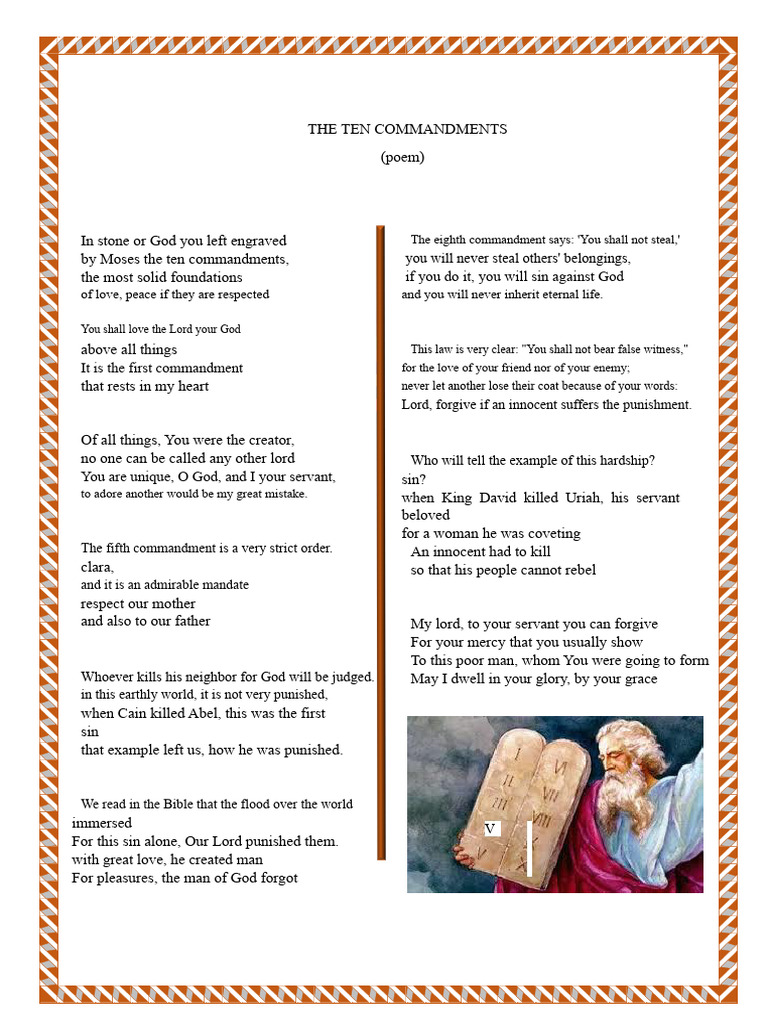 The Ten Commandments | PDF