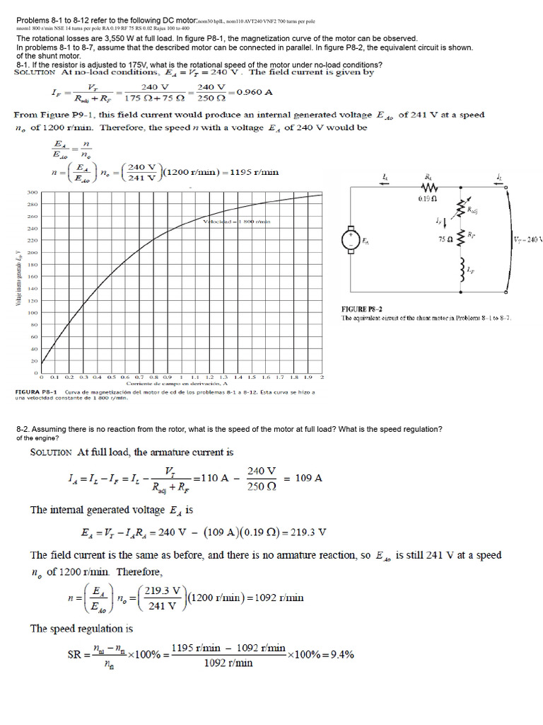 motors and DC generators.docx | PDF | Electric Motor | Electric Generator