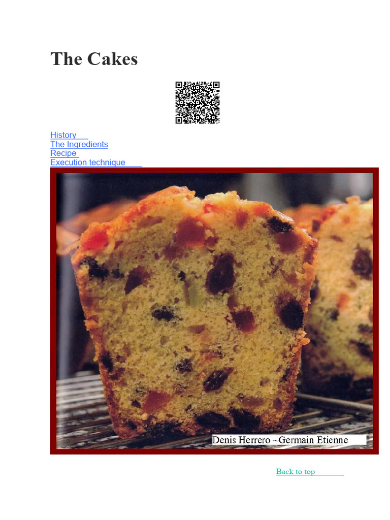 The Cakes | PDF | Cakes | Cooking