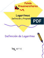 Propiedades de Los Logaritmos