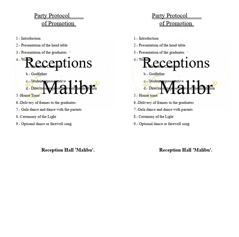 Graduation Ceremony Protocol Guide | PDF
