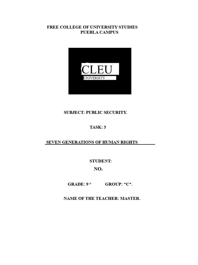 Understanding Human Rights Generations | PDF | Human Rights | Rights