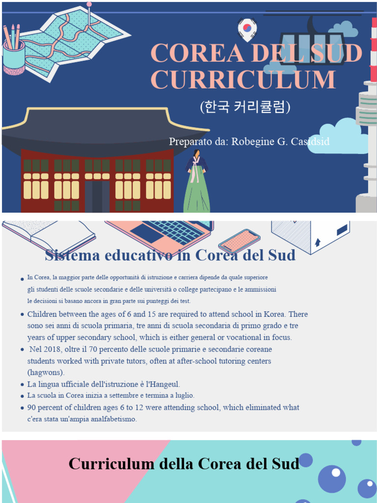 Curriculum Della Corea Del Sud | PDF
